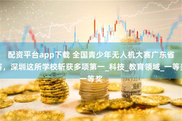 配资平台app下载 全国青少年无人机大赛广东省赛，深圳这所学校斩获多项第一_科技_教育领域_一等奖